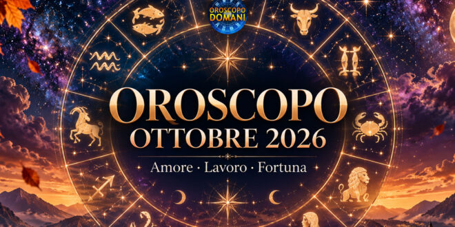 Oroscopo ottobre 2026