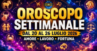 Oroscopo settimanale dal 20 al 26 luglio 2026