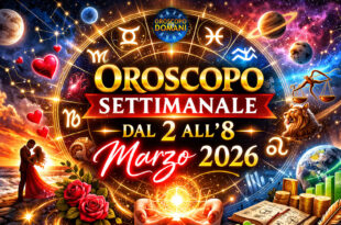 Oroscopo settimanale dal 2 all'8 marzo 2026
