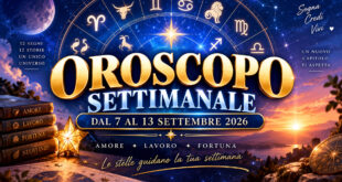 Oroscopo settimanale dal 7 al 13 settembre 2026