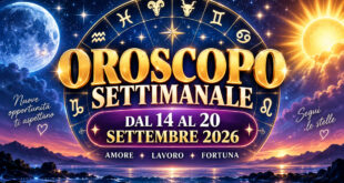 Oroscopo settimanale dal 14 al 20 settembre 2026