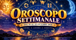 Oroscopo settimanale dal 19 al 25 ottobre 2026